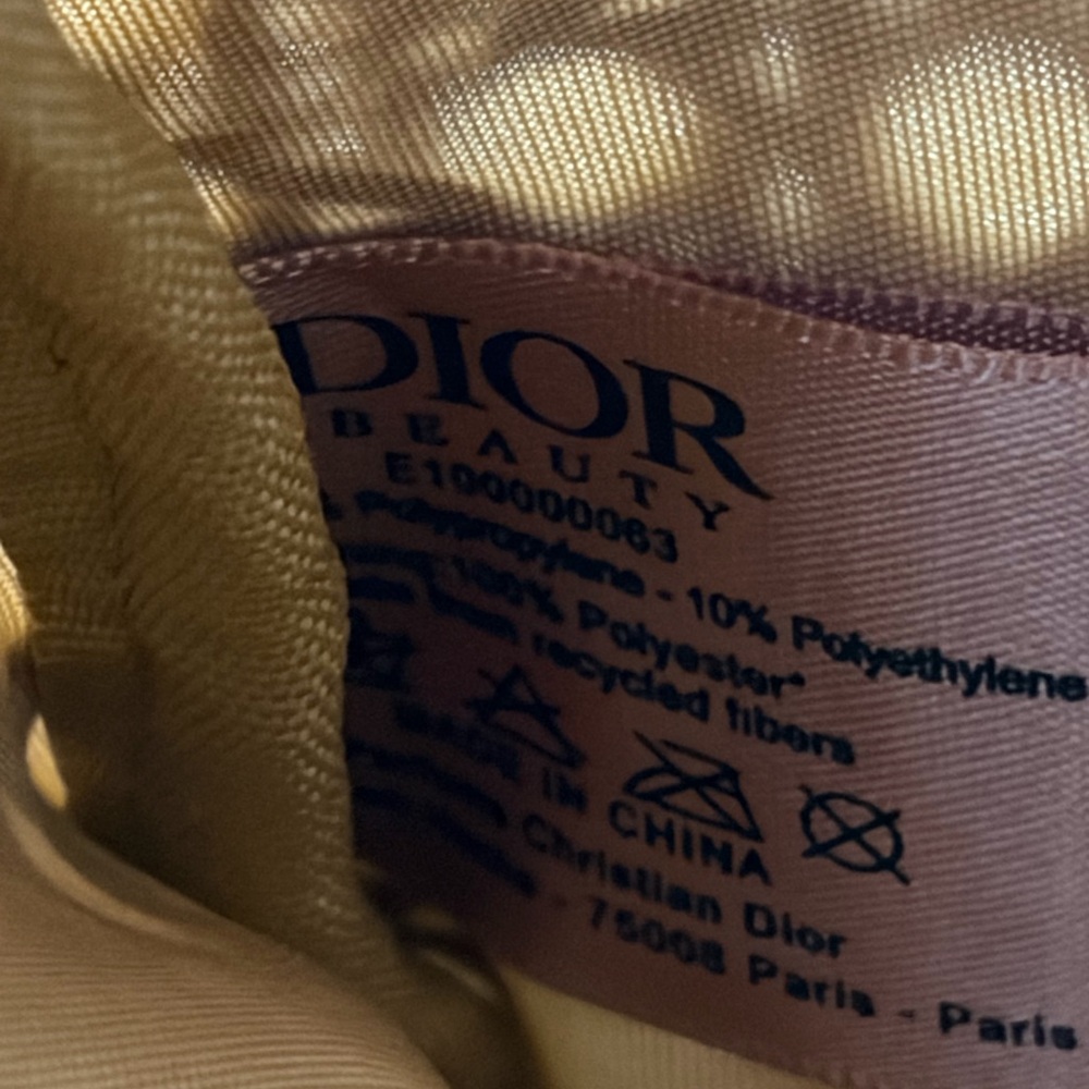 Dior Beauty Beige Cannage Makeup Bag – Brand New | Promotional Beauty Gift - Picture 6 of 8
